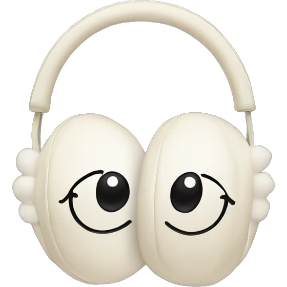 Chanel logo earmuffs emoji