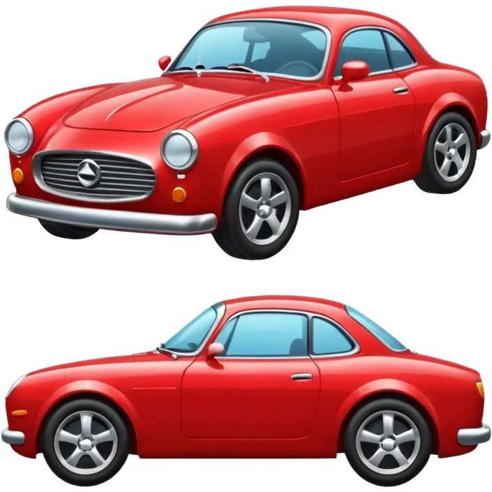 a red car emoji
