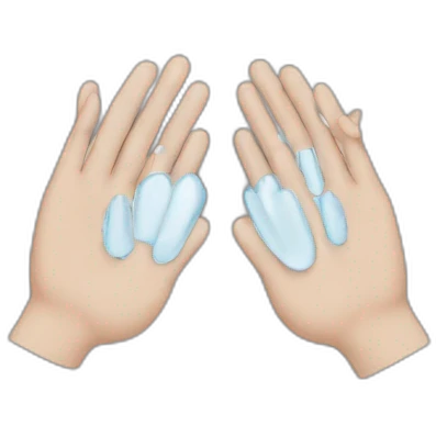 hands together in front of eyes crying of a man emoji
