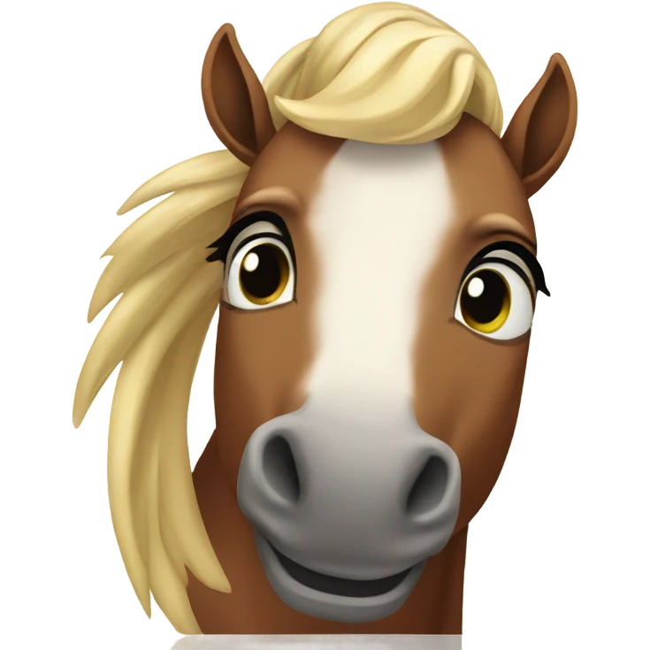 Horse birthday emoji