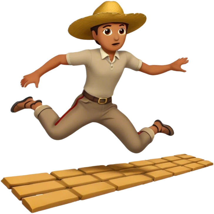 mexican hopping over a border emoji