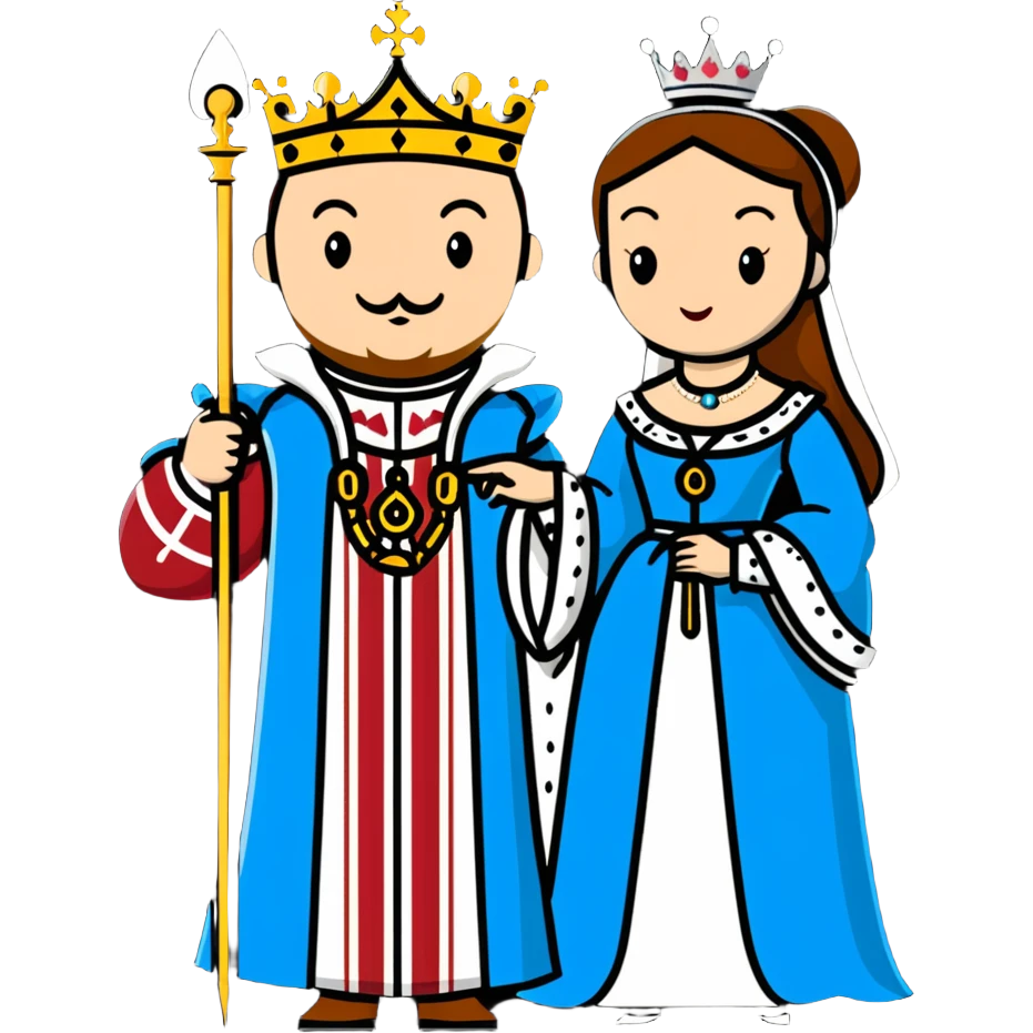 Henry VIII and Anne Boleyn emoji