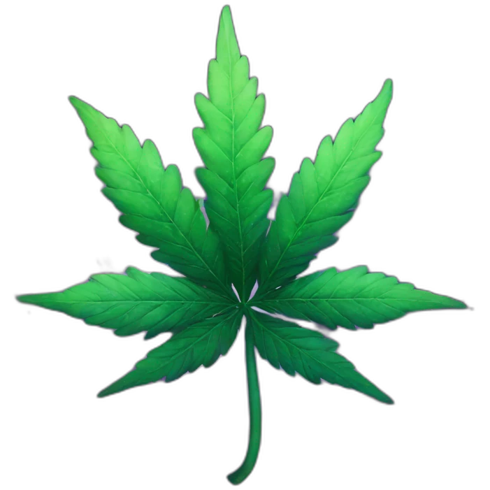 High weed galaxy stars emoji