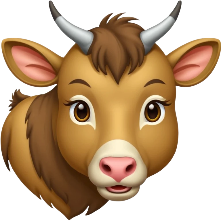 Slede getrokken door een eland emoji