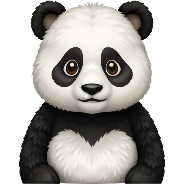 panda wearing coat emoji