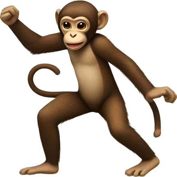 Dancing monkey emoji