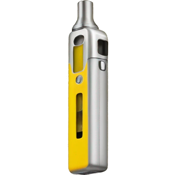 yellow electronic cigarette vape rectangle  emoji
