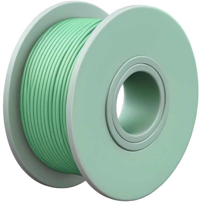 pale green filament spool emoji