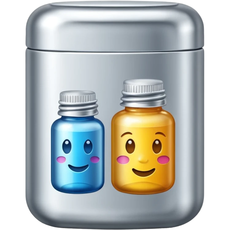 reusing containers as in personal care products icon emoji