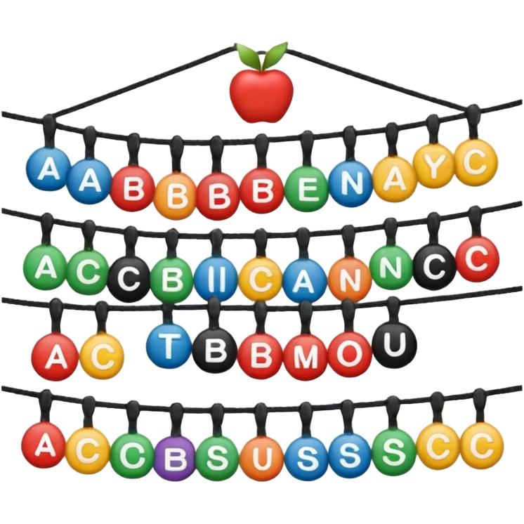quiero crear iconos para string, Cadena de caracteres (string):    'abc',    '123',    'a1@!',    "a1@!"    emoji