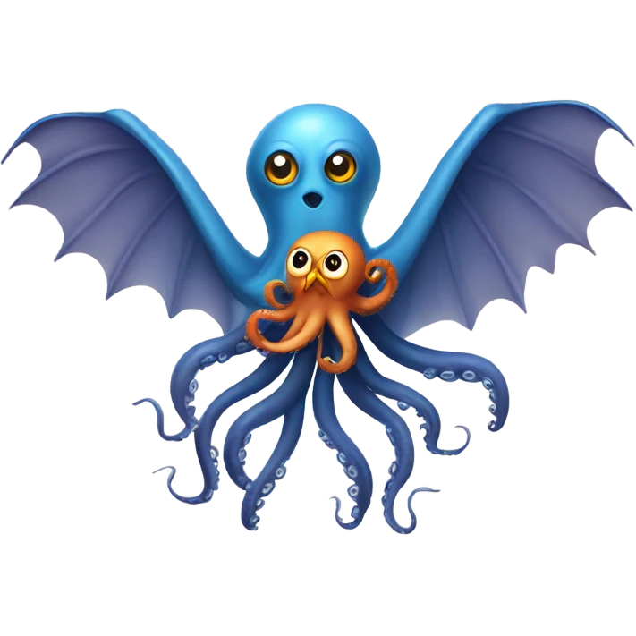 octopus owl fighting emoji