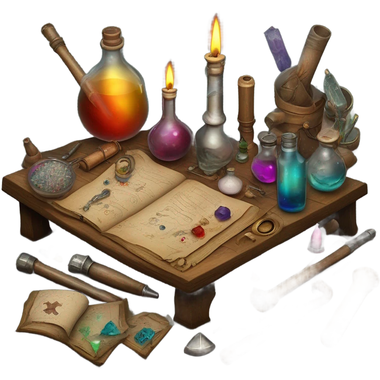 Table of an alchemist emoji
