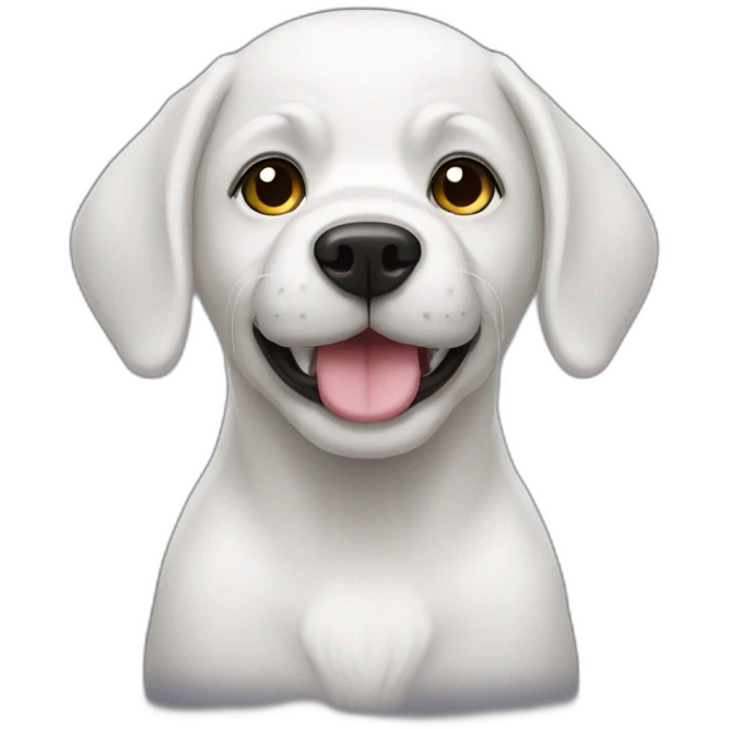 White shnauzer emoji