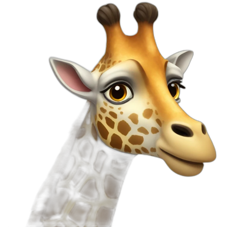 Coeur girafe emoji