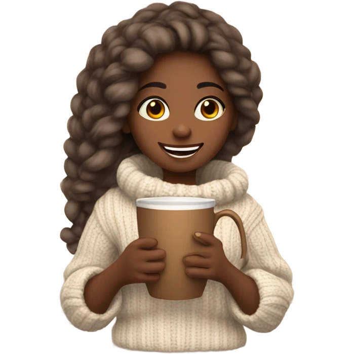 Cozy girl emoji