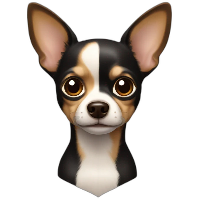 CHIHUAHUA NOIR ET MARRON emoji