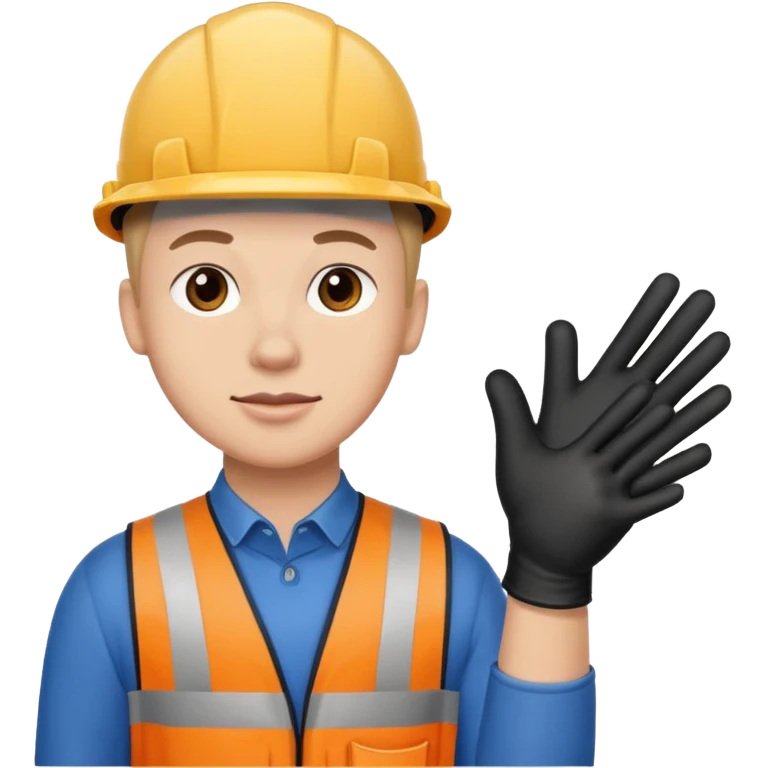 Stair Spotter + gloves, negative character emoji