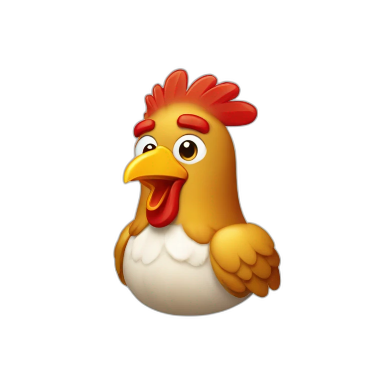 plato de pollo emoji
