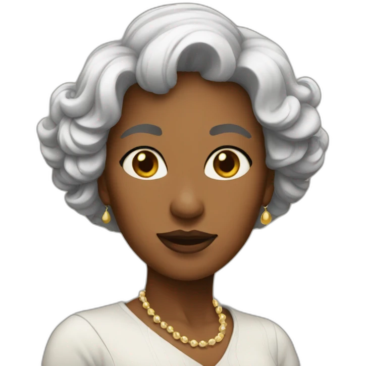 bold lady emoji