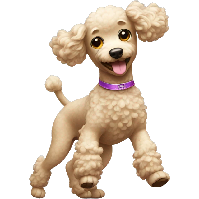 dancing poodle emoji