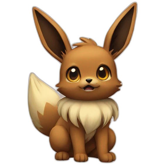 Eevee scary emoji