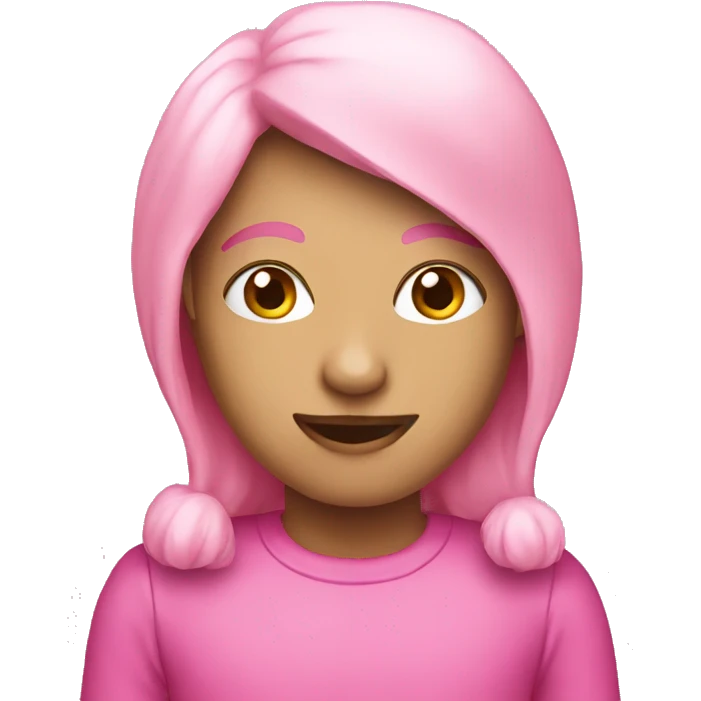 Create all pink Christmas emoji  emoji