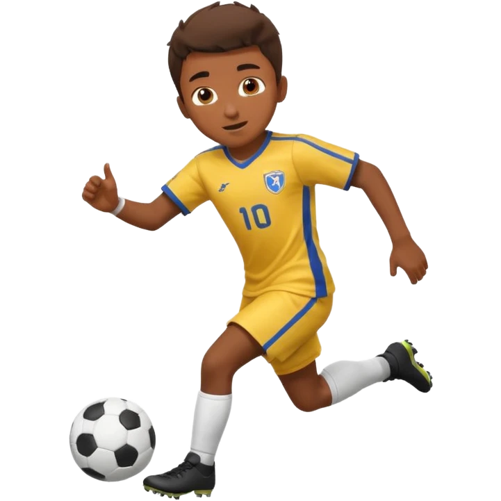 boy playing soccer  emoji