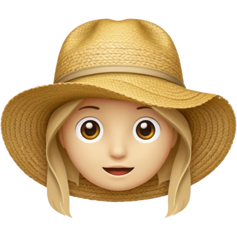straw hat emoji