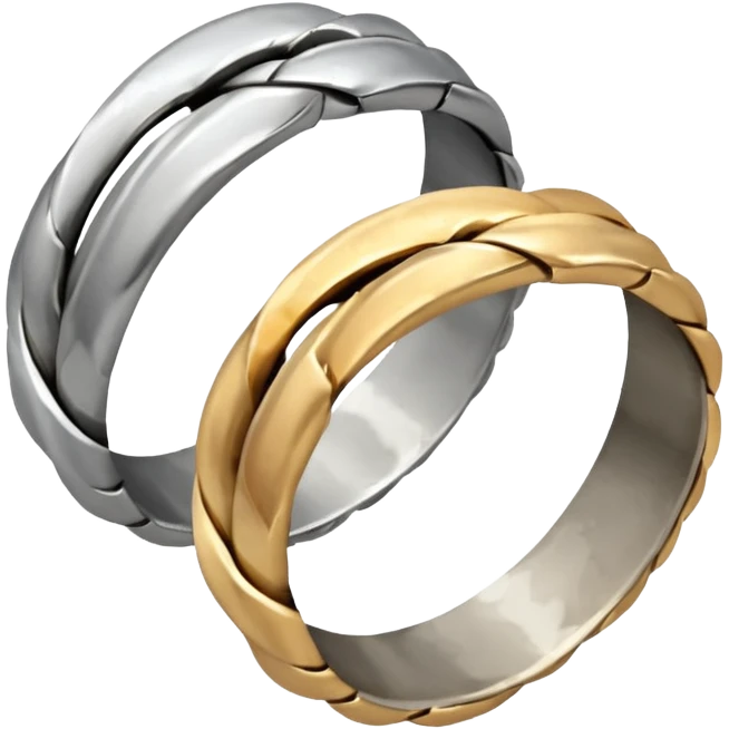 2 smashed wedding ring emoji