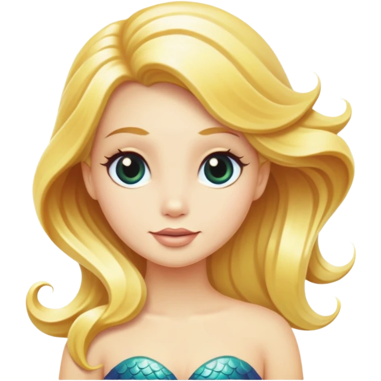 Mermaid blonde  emoji