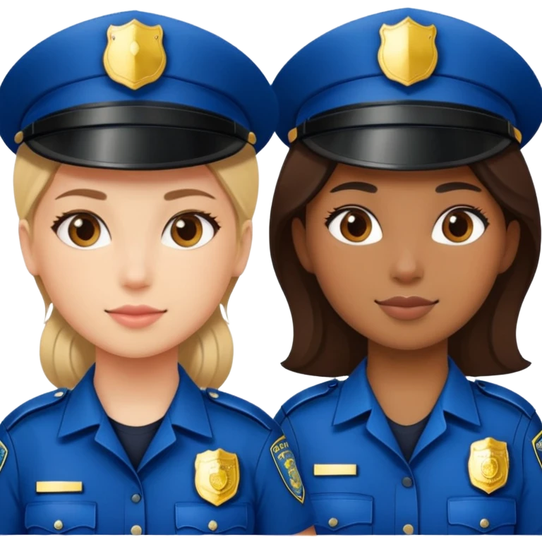 Girls police  emoji