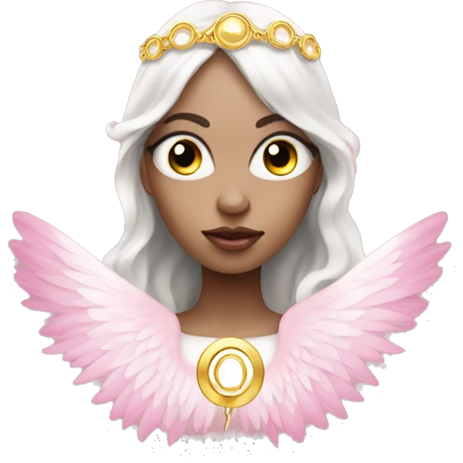 angelic diva pink third eye emoji