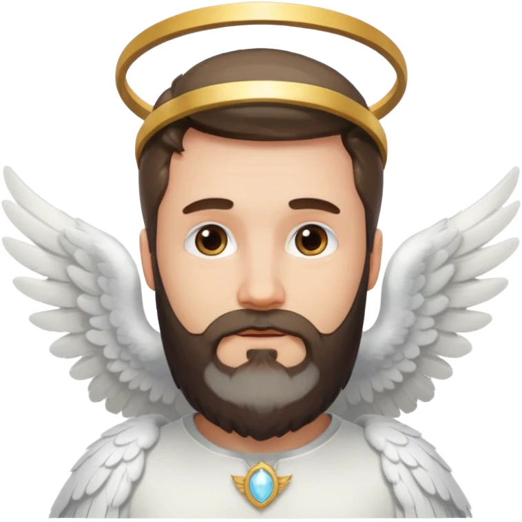bearded man angel emoji