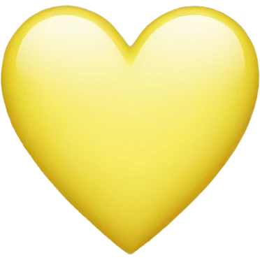 light yellow heart emoji