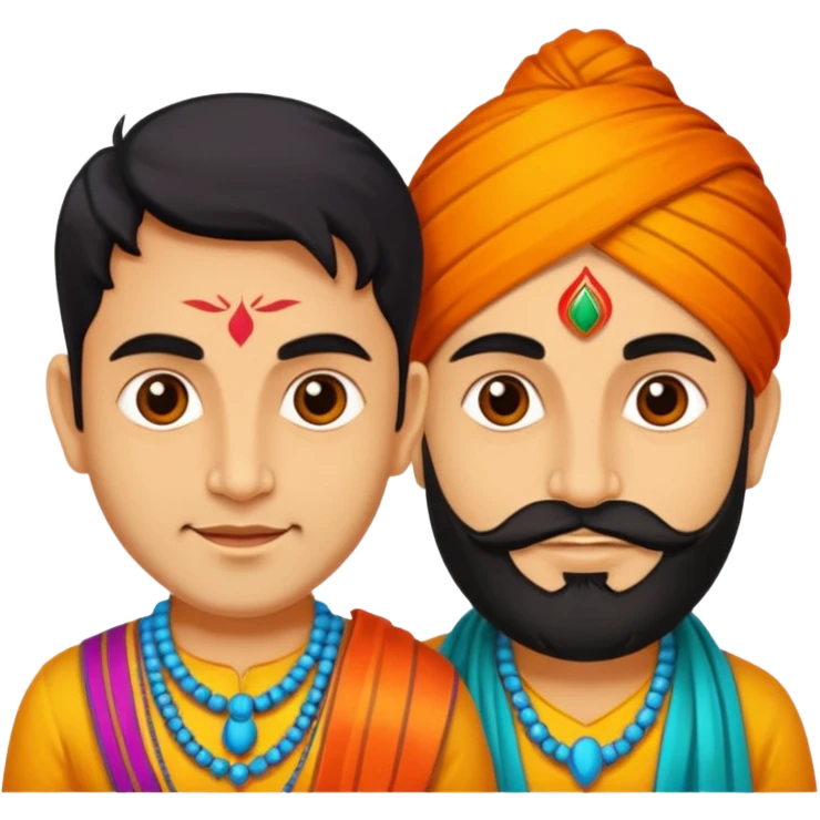 Vikram and betal cartoon emoji