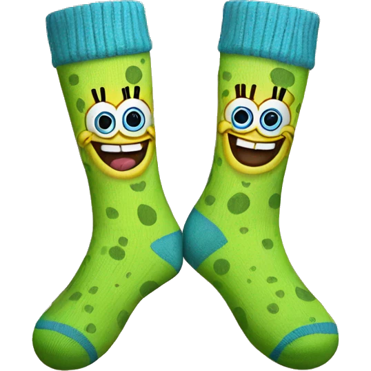 spongebobs socks  emoji