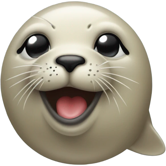seal blowing a kiss emoji