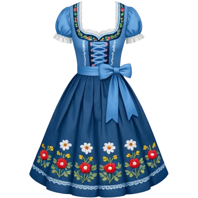 Dirndl with no human just the dress emoji