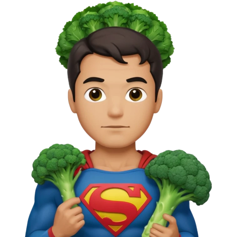 brocoli superman emoji