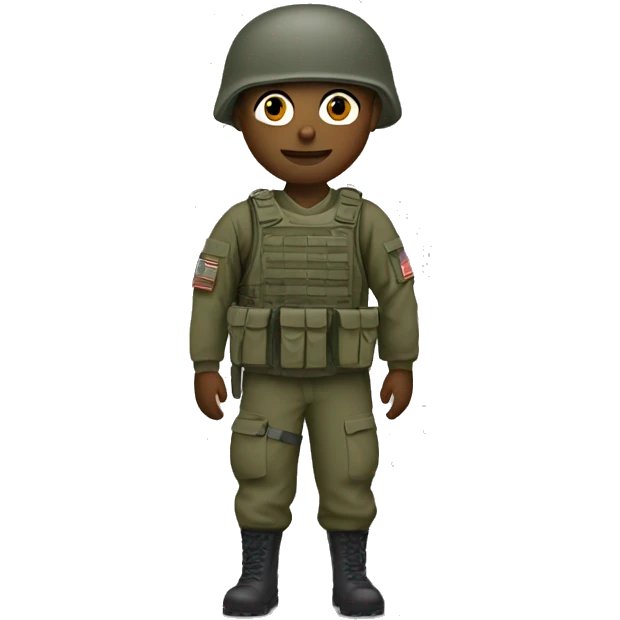 nato force army one soldier  emoji