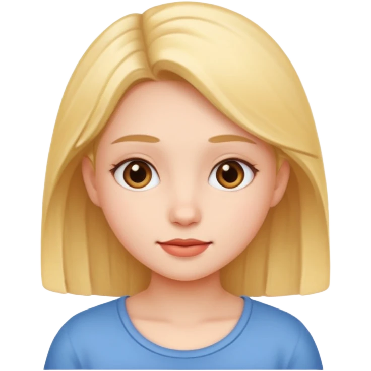 Cute girl emoji
