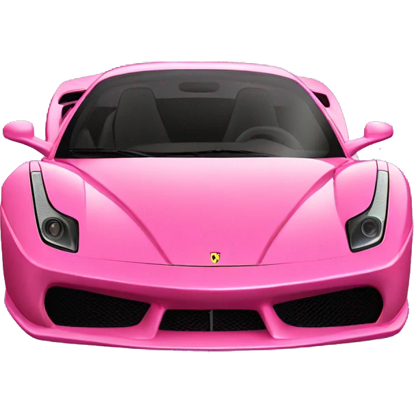 Pink Ferrari  emoji