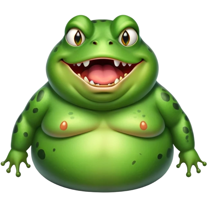 Жаба-босс, с ожирением, которая постоянно орет emoji