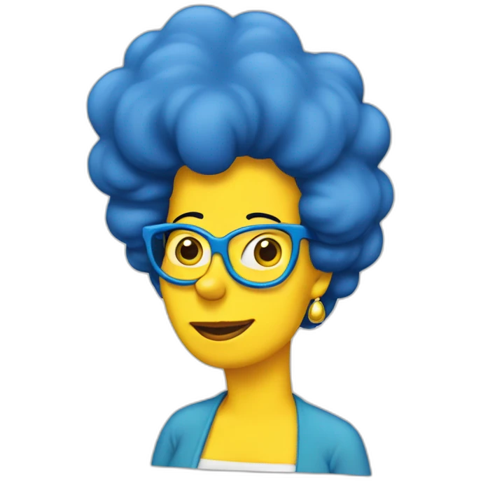 Marge Simpson emoji