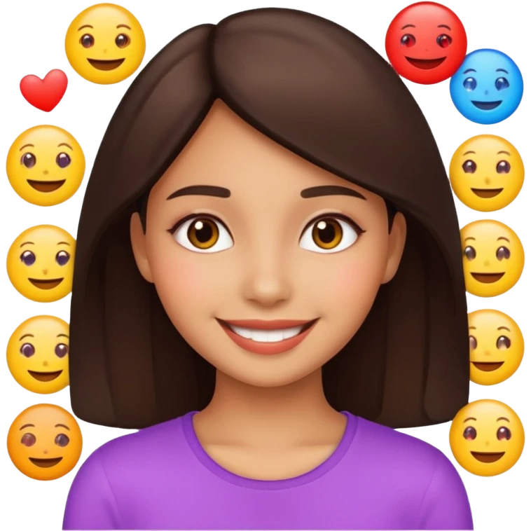 Emojis girly morena emoji