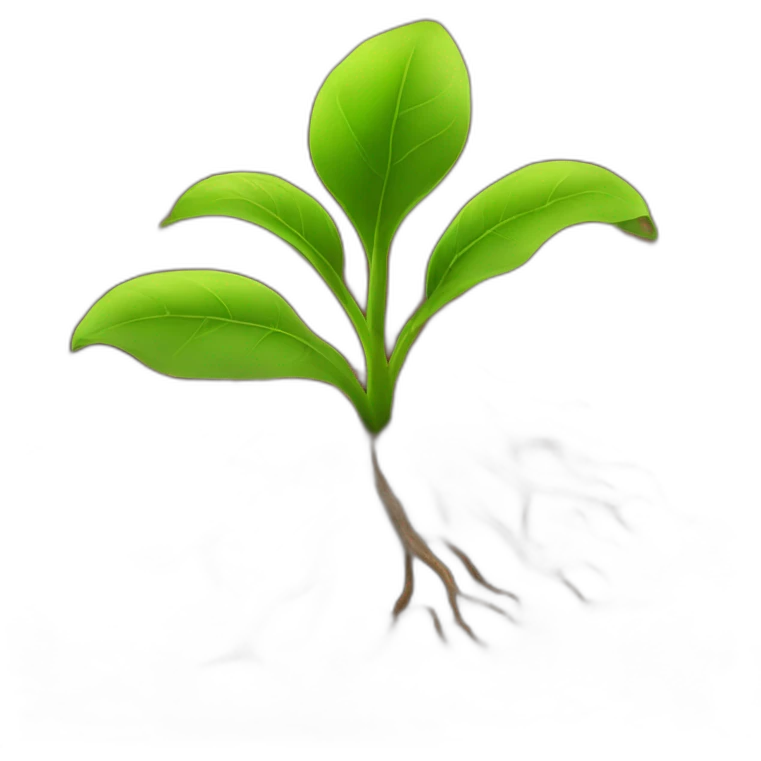 biological structure of the soil emoji