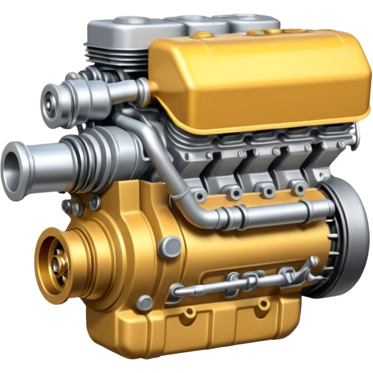 Formula car engine emoji