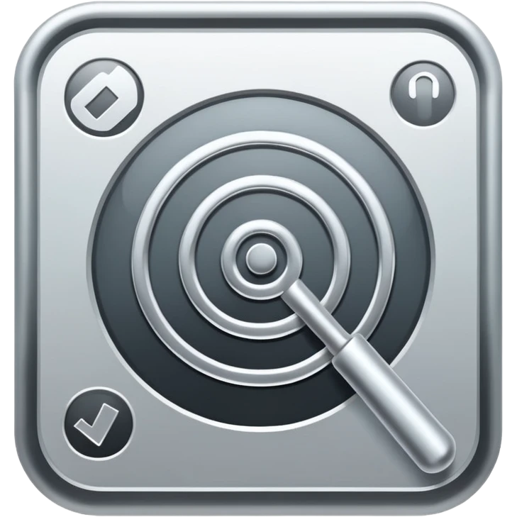audit trail icon no human, no metal, not shiny emoji