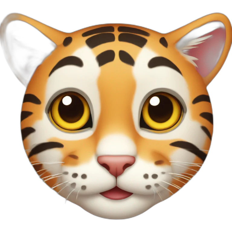 Cat color tigger emoji