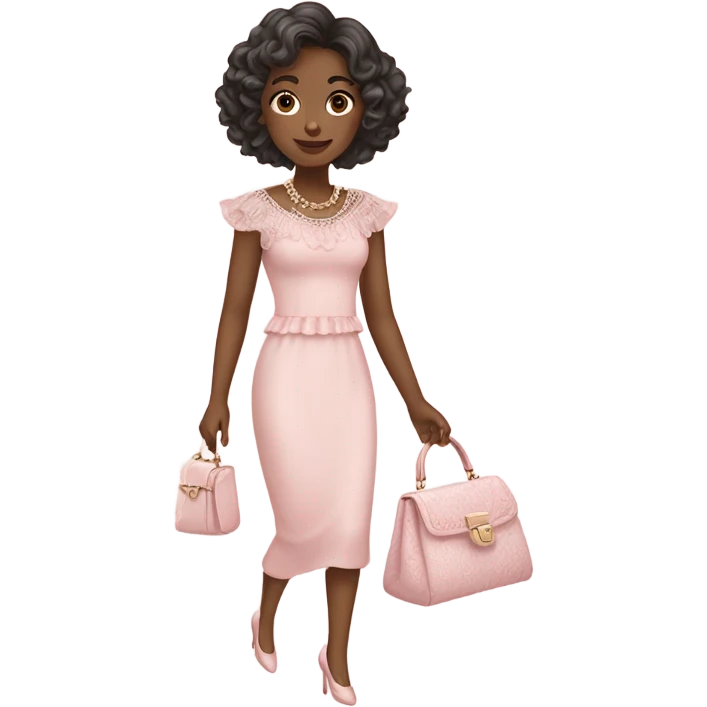soft pink coquette emoji